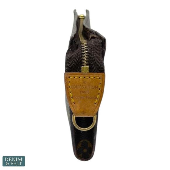 Louis Vuitton Bucket PM Monogram Canvas Pouch w/Tassel Charm Accessory SR1927 - Picture 10 of 15